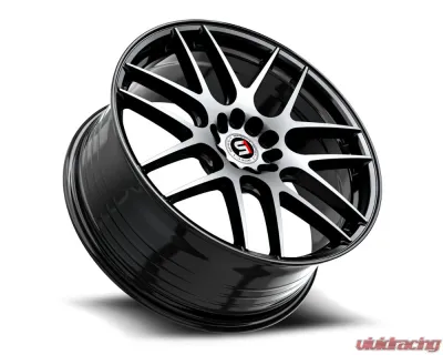 Spec-1 SP-65 Wheel 18x8 4x100 | 4x114.3 34mm Gloss Black & Machined - SP-65188934BM