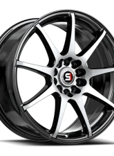 Spec-1 SP-67 Wheel 18x8 4x100 | 4x114.3 38mm Gloss Black & Machined                                     - SP-67188938BM - Image 2