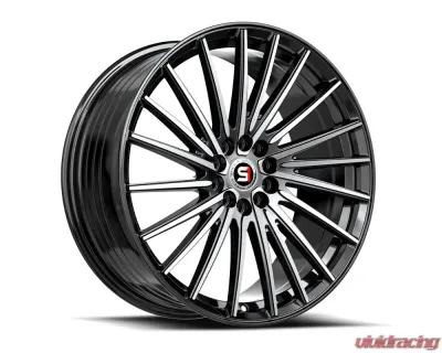 Spec-1 SP-68 Wheel 17x7.5 5x105 | 5x114.3 42mm Gloss Black & Machined - SP-6817752842BM