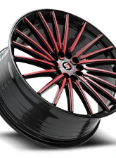 Spec-1 SP-68 Wheel 18x8 4x100 | 4x114.3 38mm Gloss Black & Red Machined                                     - SP-68188938BMR - Image 3