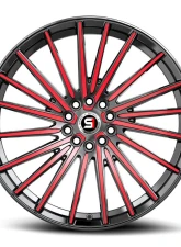 Spec-1 SP-68 Wheel 18x8 4x100 | 4x114.3 38mm Gloss Black & Red Machined                                     - SP-68188938BMR - Image 4