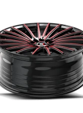 Spec-1 SP-68 Wheel 18x8 4x100 | 4x114.3 38mm Gloss Black & Red Machined                                     - SP-68188938BMR - Image 4