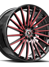 Spec-1 SP-68 Wheel 18x8 4x100 | 4x114.3 38mm Gloss Black & Red Machined                                     - SP-68188938BMR - Image 2