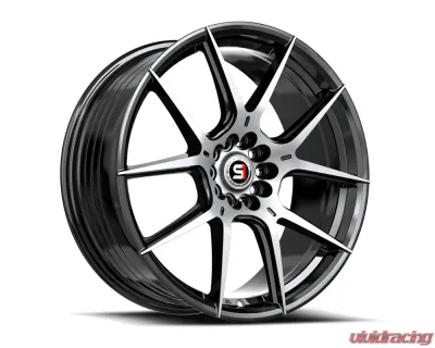 Spec-1 SP-71 Wheel 17x8 4x100 | 4x114.3 42mm Gloss Black & Machined - SP-71178942BM