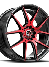 Spec-1 SP-71 Wheel 17x8 4x100 | 4x114.3 42mm Gloss Black & Red Machined                                     - SP-71178942BMR - Image 2