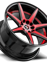 Spec-1 SP-73 Wheel 18x8 4x100 | 4x114.3 38mm Gloss Black Red Machined & Undercut                                     - SP-73188938BMRU - Image 3