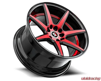 Spec-1 SP-73 Wheel 18x8 4x100 | 4x114.3 38mm Gloss Black Red Machined & Undercut - SP-73188938BMRU