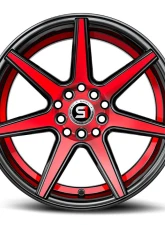 Spec-1 SP-73 Wheel 18x8 4x100 | 4x114.3 38mm Gloss Black Red Machined & Undercut                                     - SP-73188938BMRU - Image 4
