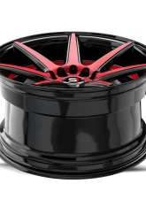 Spec-1 SP-73 Wheel 18x8 4x100 | 4x114.3 38mm Gloss Black Red Machined & Undercut                                     - SP-73188938BMRU - Image 4