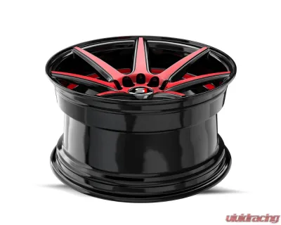 Spec-1 SP-73 Wheel 18x8 4x100 | 4x114.3 38mm Gloss Black Red Machined & Undercut - SP-73188938BMRU