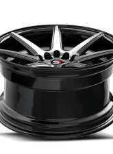 Spec-1 SP-73 Wheel 17x7.5 5x110 | 5x114.3 42mm Gloss Black Machined & Undercut                                     - SP-7317753542BMU - Image 4
