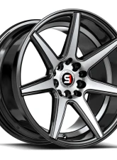 Spec-1 SP-73 Wheel 17x7.5 5x110 | 5x114.3 42mm Gloss Black Machined & Undercut                                     - SP-7317753542BMU - Image 2