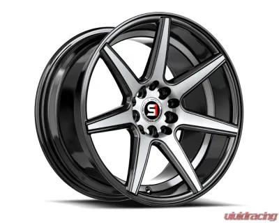 Spec-1 SP-73 Wheel 17x7.5 5x110 | 5x114.3 42mm Gloss Black Machined & Undercut - SP-7317753542BMU