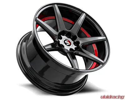 Spec-1 SP-73 Wheel 17x7.5 5x105 | 5x114.3 42mm Gloss Black & Red Undercut - SP-7317752842GBRU