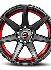 Spec-1 SP-73 Wheel 17x7.5 5x105 | 5x114.3 42mm Gloss Black & Red Undercut                                     - SP-7317752842GBRU - Image 4