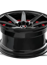 Spec-1 SP-73 Wheel 17x7.5 5x105 | 5x114.3 42mm Gloss Black & Red Undercut                                     - SP-7317752842GBRU - Image 4