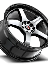 Spec-1 SPT-31 Wheel 20x10.5 4x 5x Blank 22mm Gloss Black & Machined                                     - SPT-3120105BL22BM - Image 3