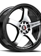 Spec-1 SPT-31 Wheel 20x10.5 4x 5x Blank 22mm Gloss Black & Machined                                     - SPT-3120105BL22BM - Image 2