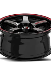 Spec-1 SPT-31 Wheel 18x8.5 4x100 | 4x114.3 38mm Gloss Black & Red Line                                     - SPT-311885938GBRL - Image 4