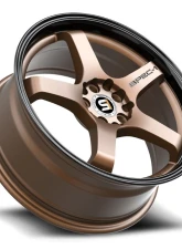 Spec-1 SPT-31 Wheel 17x7.5 5x100 | 5x114.3 42mm Matte Bronze & Black Lip                                     - SPT-3117752342MZBL - Image 3