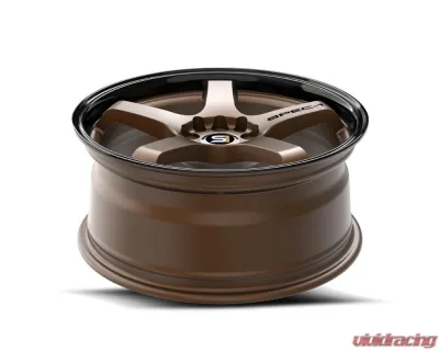 Spec-1 SPT-31 Wheel 17x7.5 5x100 | 5x114.3 42mm Matte Bronze & Black Lip - SPT-3117752342MZBL
