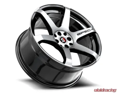 Spec-1 SPT-32 Wheel 17x8 4x100 | 4x114.3 42mm Gloss Black & Machined - SPT-32178942BM