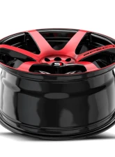 Spec-1 SPT-32 Wheel 18x8 4x100 | 4x114.3 34mm Gloss Black & Red Machined                                     - SPT-32188934BMR - Image 4