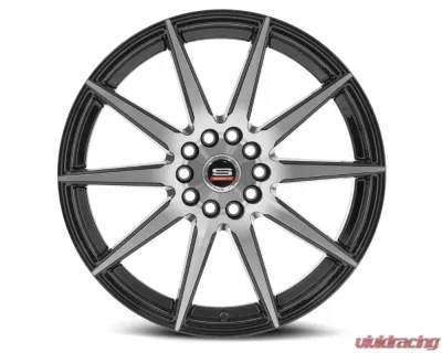 Spec-1 SP-51 Wheel 17x7.5 5x105|5x114.3 42mm Gloss Black & Machined - SP-5117752842BM