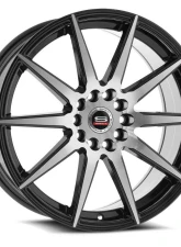 Spec-1 SP-51 Wheel 17x7.5 5x105|5x114.3 42mm Gloss Black & Machined                                     - SP-5117752842BM - Image 2