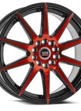 Spec-1 SP-51 Wheel 18x8 4x100|4x114.3 38mm Gloss Black & Red Machined                                     - SP-511880938BMR - Image 2