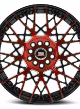 Spec-1 SP-53 Wheel 18x8 4x100|4x114.3 38mm Gloss Black & Red Machined                                     - SP-531880938BMR - Image 2