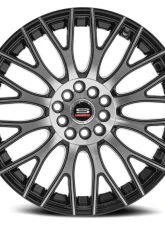 Spec-1 SP-55 Wheel 17x7.5 5x100|5x114.3 42mm Gloss Black & Machined                                     - SP-5517752342BM - Image 2