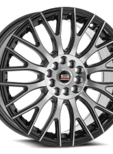 Spec-1 SP-55 Wheel 17x7.5 5x100|5x114.3 42mm Gloss Black & Machined                                     - SP-5517752342BM - Image 2