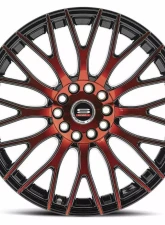 Spec-1 SP-55 Wheel 18x8 4x100|4x114.3 38mm Gloss Black & Red Machined                                     - SP-551880938BMR - Image 2