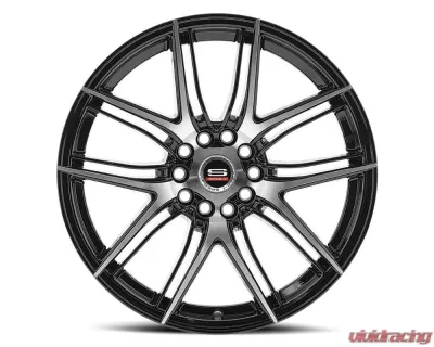 Spec-1 SP-56 Wheel 20x8.5 5x112|5x114.3 38mm Gloss Black & Machined - SP-5620853638BM