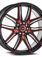 Spec-1 SP-56 Wheel 18x8 5x100|5x114.3 38mm Gloss Black & Red Machined                                     - SP-5618802338BMR - Image 2