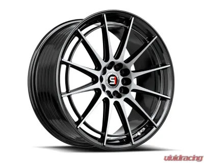 Spec-1 SP-64 Wheel 18x9 4x100|4x114.3 38mm Gloss Black & Machined - SP-64189938BM