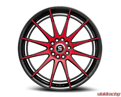 Spec-1 SP-64 Wheel 18x9 4x100|4x114.3 38mm Gloss Black & Red Machined - SP-64189938BMR