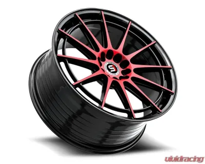 Spec-1 SP-64 Wheel 18x9 4x100|4x114.3 38mm Gloss Black & Red Machined - SP-64189938BMR