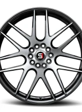 Spec-1 SP-65 Wheel 18x8 Blank 34mm Gloss Black & Machined                                     - SP-65188BL34BM - Image 4