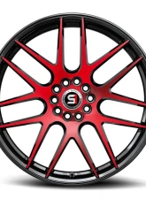 Spec-1 SP-65 Wheel 18x10 Blank 42mm Gloss Black & Red Machined                                     - SP-651810BL42BMR - Image 4
