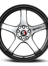 Spec-1 SPT-31 Wheel 19x9.5 5x100|5x114.3 42mm Gloss Black & Machined                                     - SPT-3119952342BM - Image 4