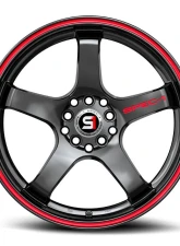 Spec-1 SPT-31 Wheel 19x9.5 5x100|5x114.3 42mm Gloss Black & Red Line                                     - SPT-3119952342GBRL - Image 4