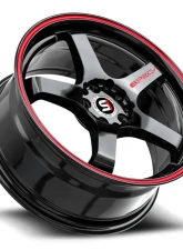 Spec-1 SPT-31 Wheel 19x9.5 5x100|5x114.3 42mm Gloss Black & Red Line                                     - SPT-3119952342GBRL - Image 3