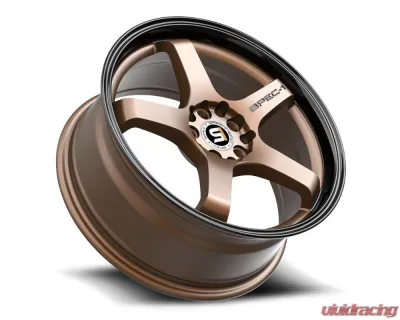 Spec-1 SPT-31 Wheel 19x9.5 5x100|5x114.3 42mm Matte Bronze & Black Lip - SPT-3119952342MZBL