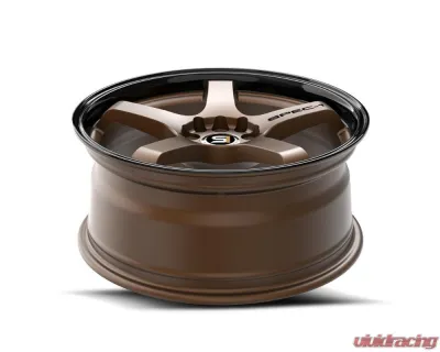 Spec-1 SPT-31 Wheel 19x9.5 5x100|5x114.3 42mm Matte Bronze & Black Lip - SPT-3119952342MZBL