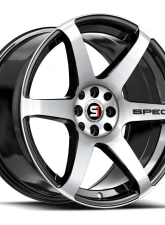 Spec-1 SPT-32 Wheel 17x8 5x108|5x114.3 42mm Gloss Black & Machined                                     - SPT-321783242BM - Image 2