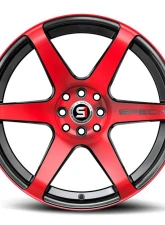 Spec-1 SPT-32 Wheel 17x8 5x105|5x114.3 42mm Gloss Black & Red Machined                                     - SPT-321782842BMR - Image 4