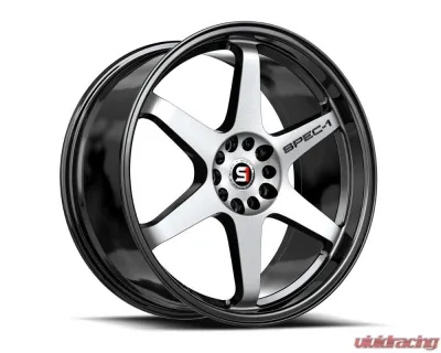 Spec-1 SPT-33 Wheel 20x9 5x112|5x114.3 38mm Gloss Black & Machined - SPT-332093638BM