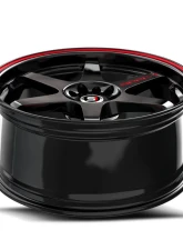 Spec-1 SPT-33 Wheel 20x9 5x112|5x114.3 38mm Gloss Black & Red Line                                     - SPT-332093638GBRL - Image 4